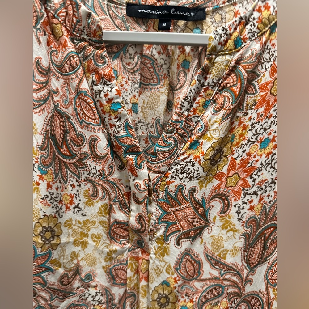 2 for $20
Marina Luna Multicolor Paisley Tank Top - Picture 4 of 8